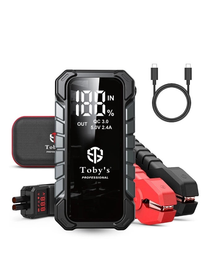 توبيز جهاز تشغيل بطارية السيارة Toby’s X9 بقوة 600 أمبير وباور بنك محمول - Image 1